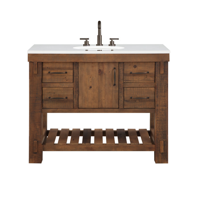 Highbury Furnishings Bromley 42" Single Bathroom Vanity Set & Reviews